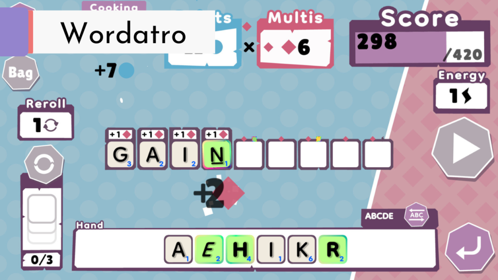 Steam Next Fest Balatro-likes - Wordatro